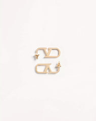 Vlogo Signature Metal And SwarovskiÂ® Crystal Earrings