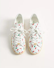 Royco Sneaker In Nappa Calfskin With Cherryfic Pattern