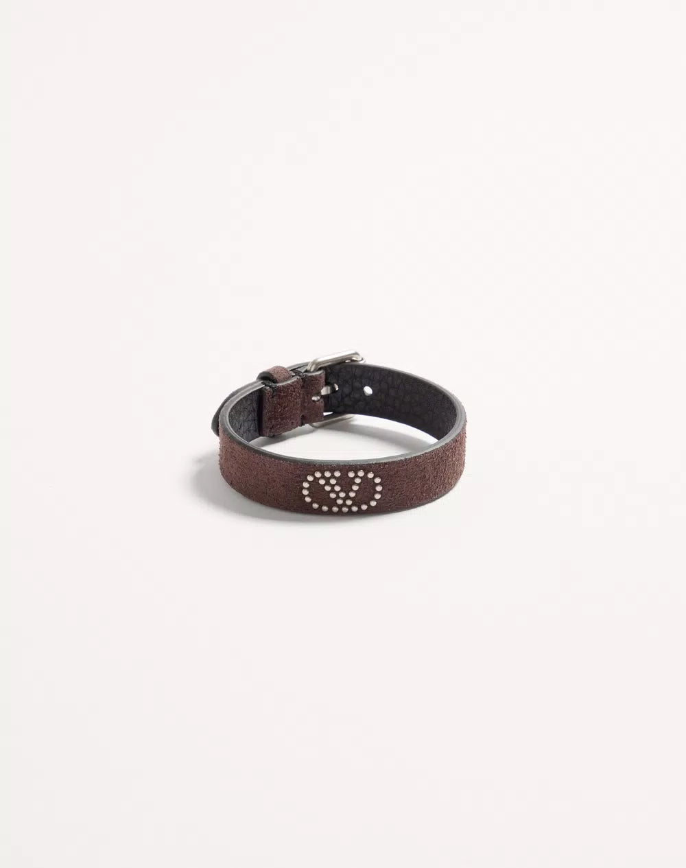 Vlogo Signature Suede And Metal Bracelet