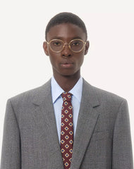 Valentino Single-Breasted Jacket In MoulinÃ© Wool