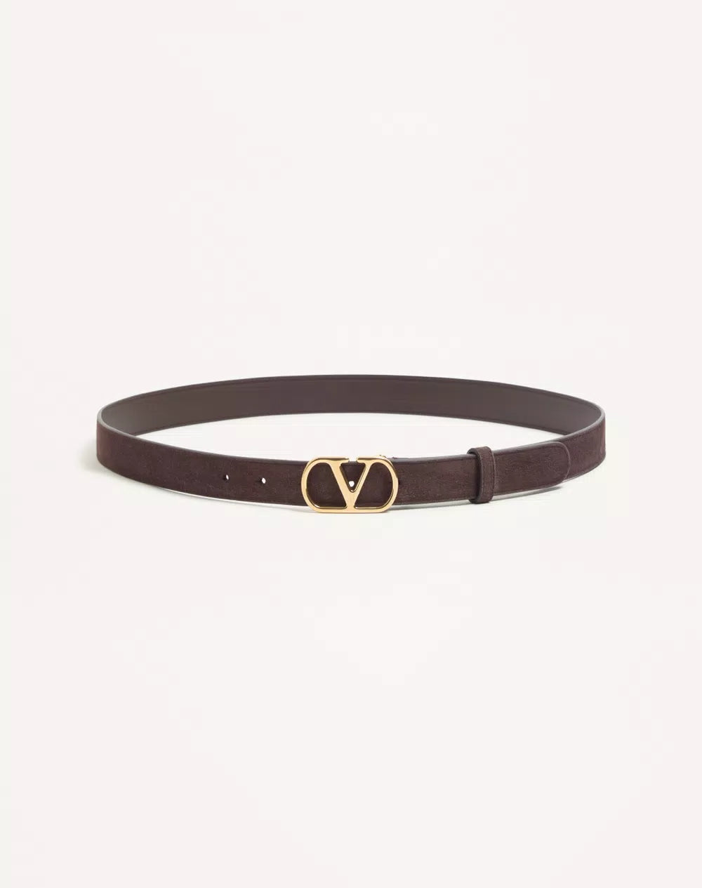 VLogo Signature Belt In Suede