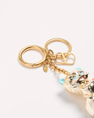Valentino Garavani Le Chat De La Maison Nylon Bag Charm With Key Ring