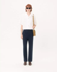Valentino Bowling Shirt In Cotton Poplin With Vgold