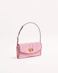 Valentino Garavani Devain Small Shoulder Bag In CloquÃ© Jacquard Fabric.