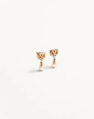 Ovalette Earrings In Metal, Pearls And SwarovskiÂ® Crystals