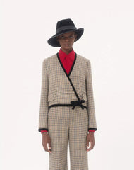 Short Houndstooth Jacket