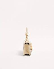 Valentino Garavani LocÃ² Small Embroidered Shoulder Bag With Jewel Logo