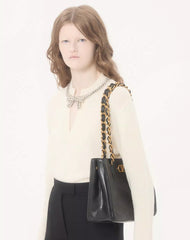 Embroidered Wool Jumper