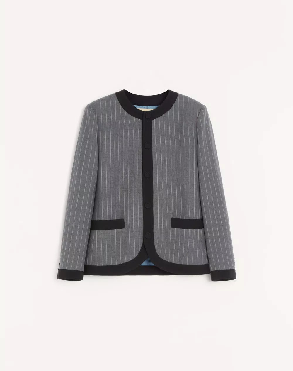 Valentino Pinstripe Wool Jacket