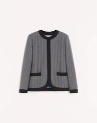 Valentino Pinstripe Wool Jacket