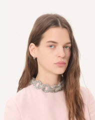 Vlogo Signature Earrings In Metal And SwarovskiÂ® Crystals