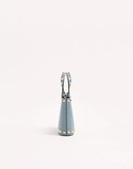 Rockstud Mini Shopping Bag In Grainy Calfskin