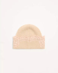 VLogo Signature Cashmere And Lace Beanie