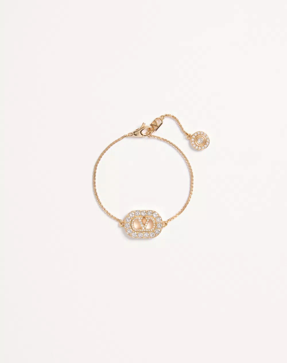 Vlogo Signature Metal And SwarovskiÂ® Crystal Bracelet