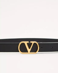 VLogo Signature Belt In Shiny Calfskin 20 Mm
