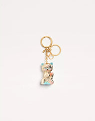 Valentino Garavani Le Chat De La Maison Nylon Bag Charm With Key Ring