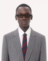 Valentino Single-Breasted Jacket In Pinstripe Wool