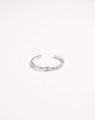 Ovalette Cuff Bracelet In Metal With SwarovskiÂ® Crystals