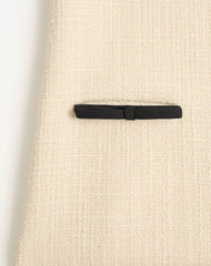 Short Dress In Plain Wool Tweed