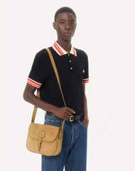 Cotton PiquÃ© Polo Shirt With VLogo Patch