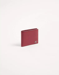 Valentino Garavani VLogo Signature Grainy Calfskin Wallet