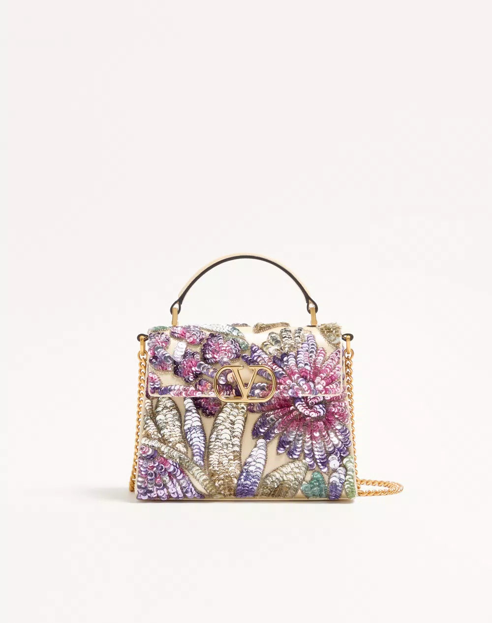 Valentino Garavani Vsling Embroidered Mini Handbag