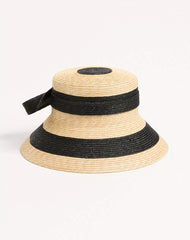 VLogo Signature Straw Bucket Hat