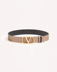 Reversible VLogo Signature Belt In Glossy Calfskin 40 Mm