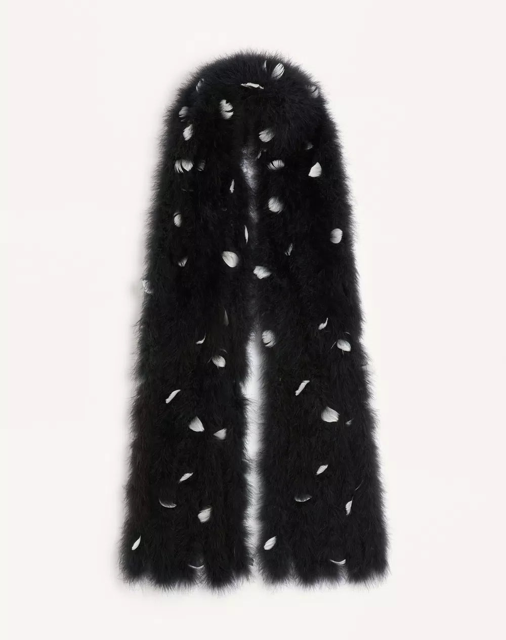 Feathers Valentino Scarf With Turkey And Goose Feathers