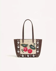 Valentino Garavani NellcÃ´te Mini Embroidered Shopping Bag