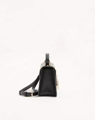 Valentino Garavani Rockstud Small Shoulder Bag In Grainy Calfskin