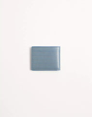 Valentino Garavani VLogo Signature Calfskin Wallet With Striped Print