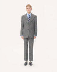 Valentino Single-Breasted MoulinÃ© Wool Jacket