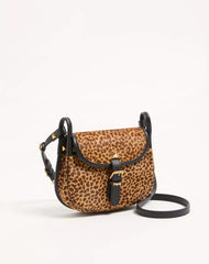 Valentino Garavani FlÃ¢neuse Small Shoulder Bag in Pony-Effect Calfskin with Animalier Print