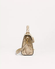 Valentino Garavani Vsling Small Python Handbag