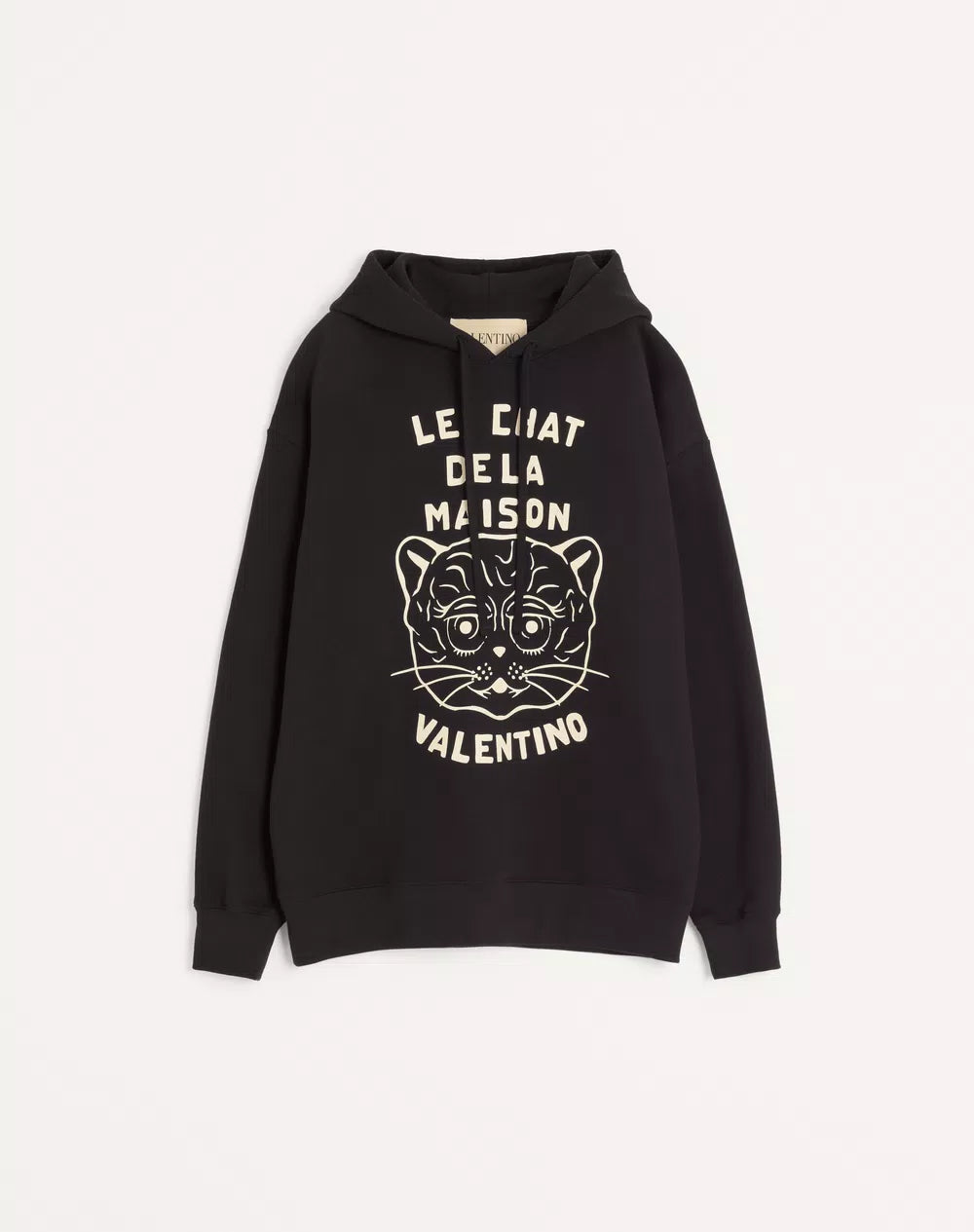 Cotton Sweatshirt With Le Chat De La Maison Patch