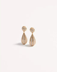 Poetiques Des Gouttes Metal And SwarovskiÂ® Crystal Earrings