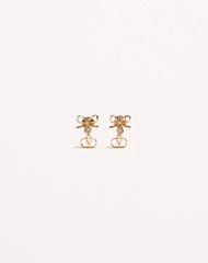 Vlogo Signature Earrings In Metal And SwarovskiÂ® Crystals