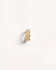 Ovalette Metal And SwarovskiÂ® Crystal Ring