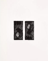 VLogo Signature Biker Gloves In Lace And Leather