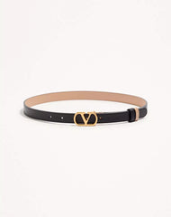 VLogo Signature Reversible Shiny Calfskin Belt - 20Mm / 1.2 In.