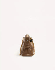 Valentino Garavani Panthea Shoulder Bag In Nappa Leather With Chevron Pattern