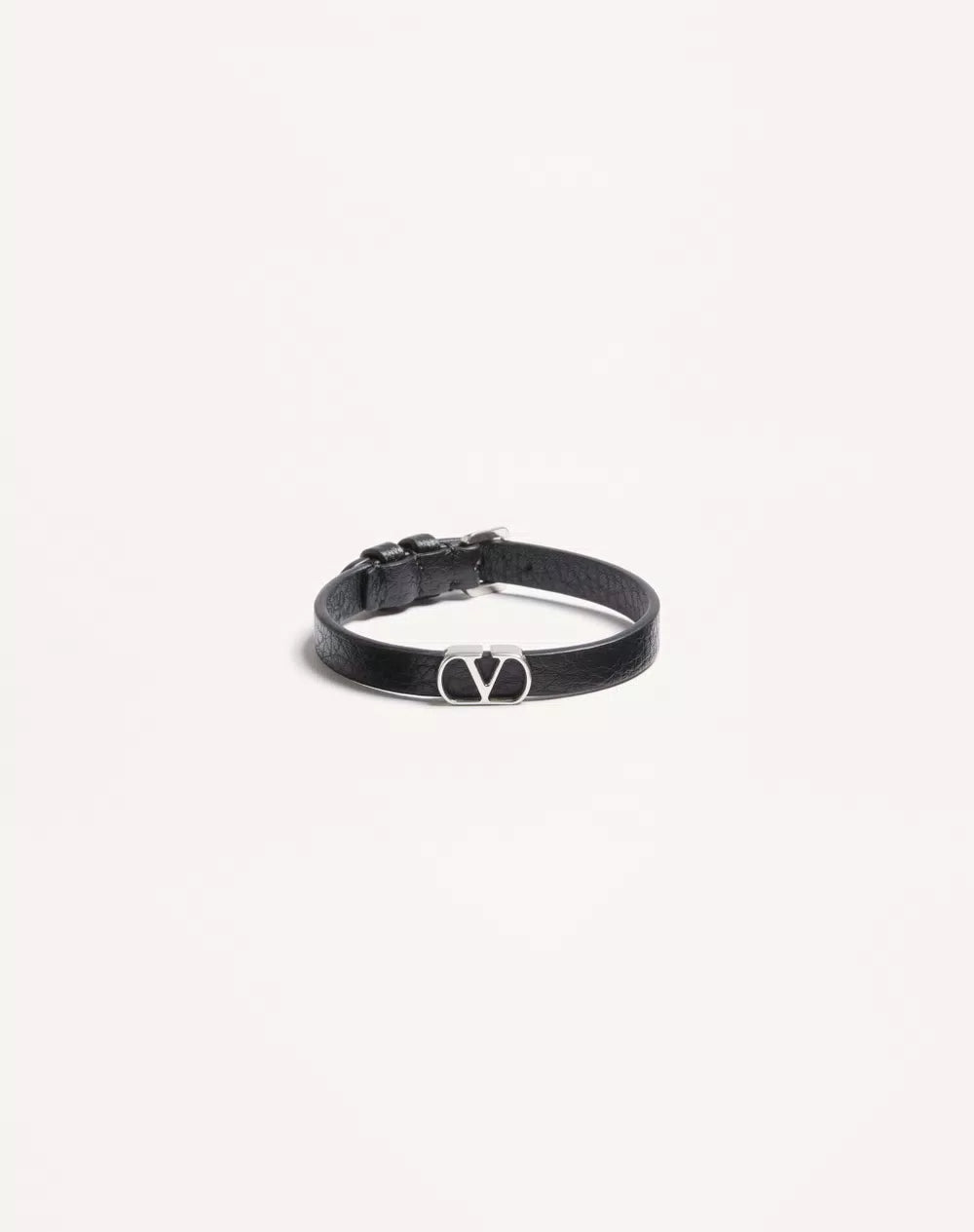 Vlogo Signature Grainy Calfskin Bracelet