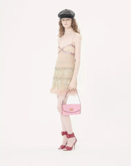 Valentino Garavani Devain Small Shoulder Bag In CloquÃ© Jacquard Fabric.