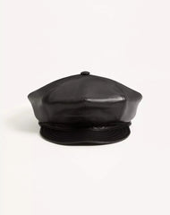 Valentino Garavani VLogo Signature Leather Cap