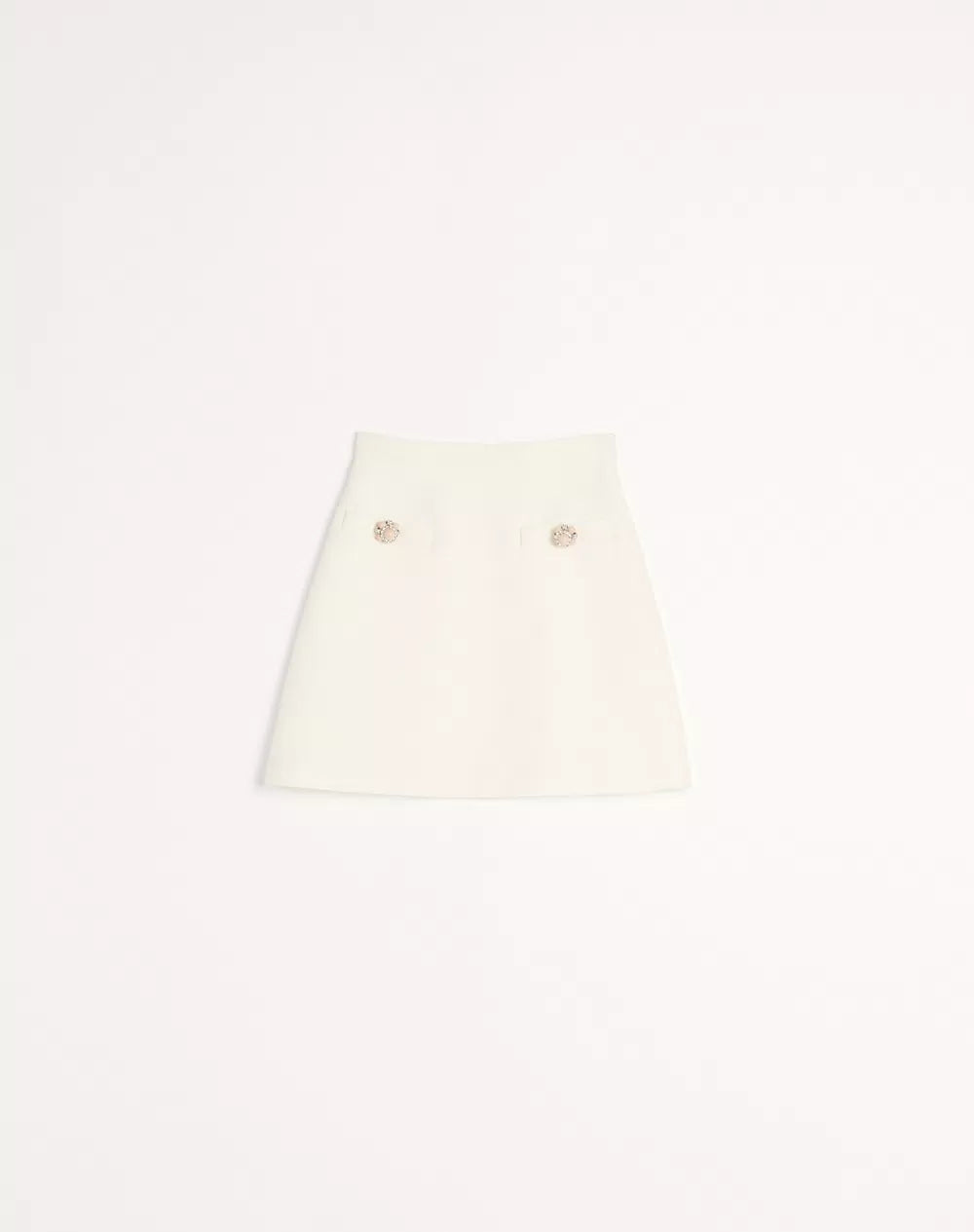 Crepe Couture Short Skirt