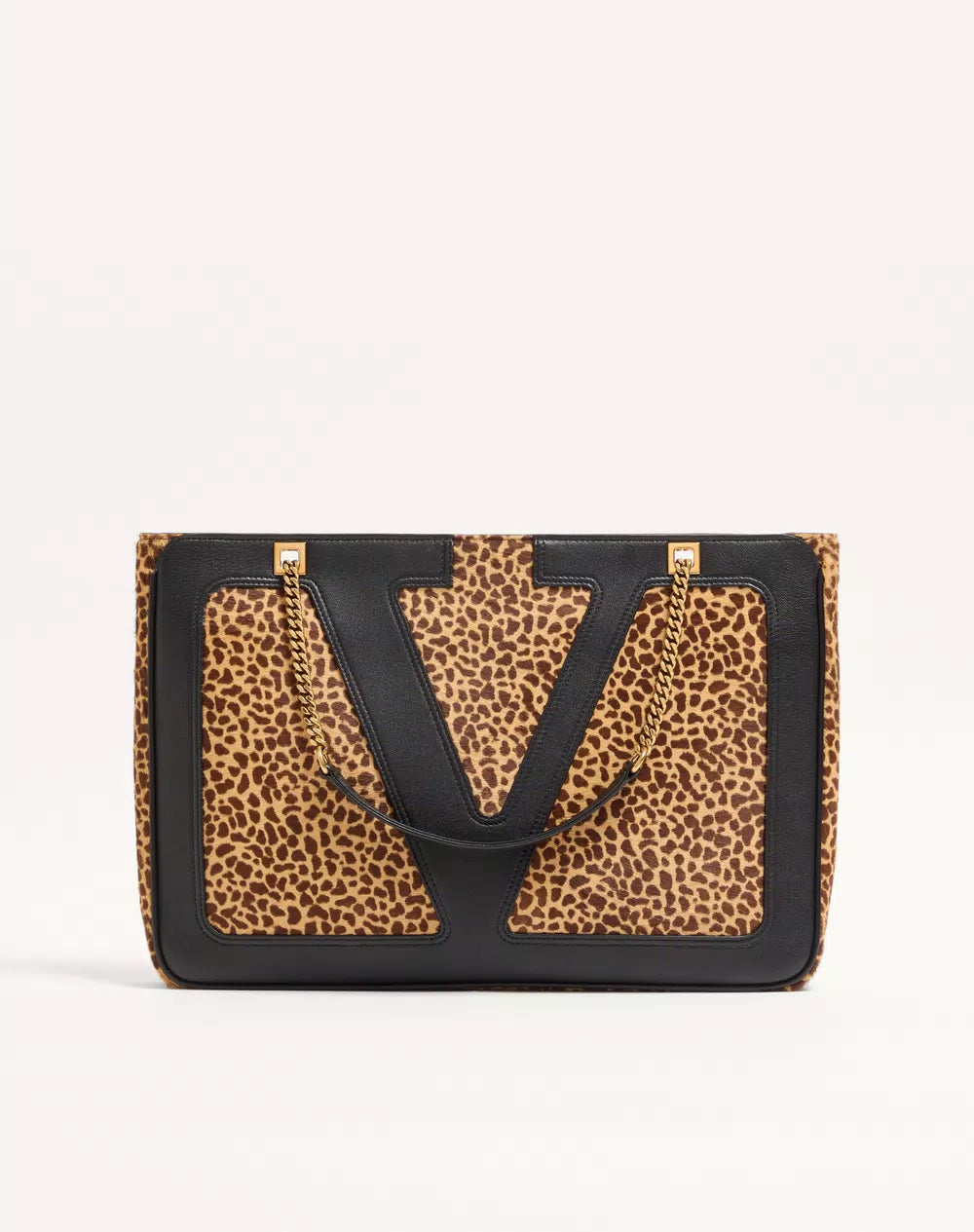Valentino Garavani Viva Superstar Medium Shopping Bag In Calfskin With Pony Effect