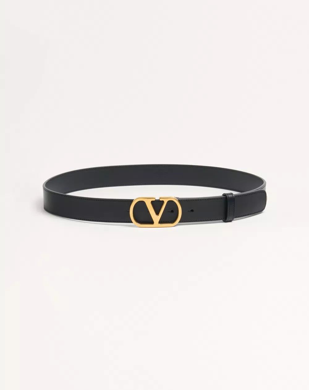 VLogo Signature Belt In Shiny Calfskin 30 Mm