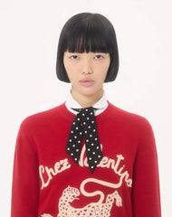 Embroidered Wool Jumper