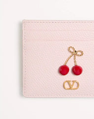 Cherryfic Grainy Calfskin Cardholder